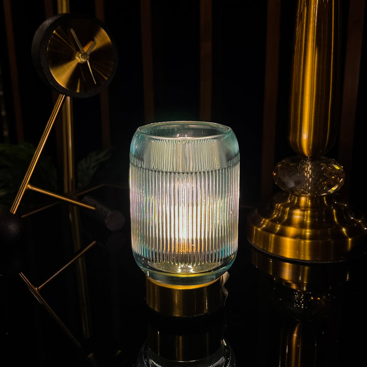 Rechargeable Lamp, Mini Crystal Table Lamp for Home Decor