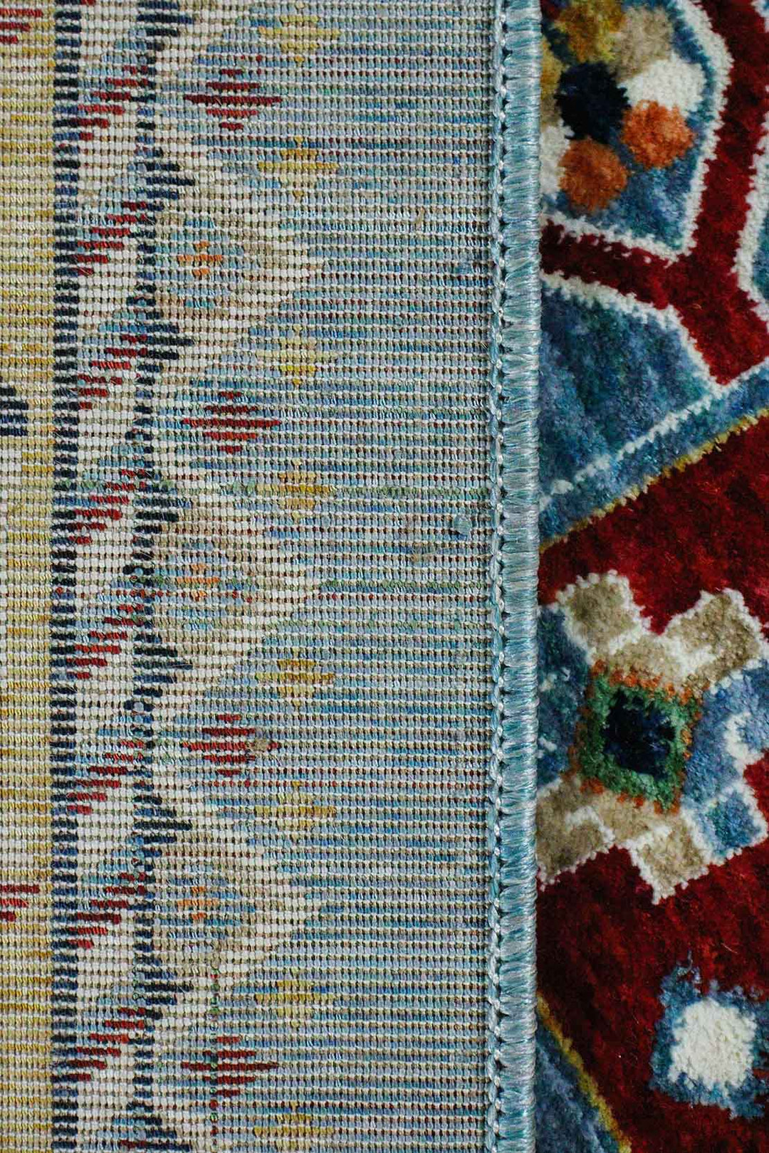 Iranian Rhyton Rugs-Wd Rug - 6.5 x 9.8 FT - Blue - Resilient Construction for Long-Lasting Use