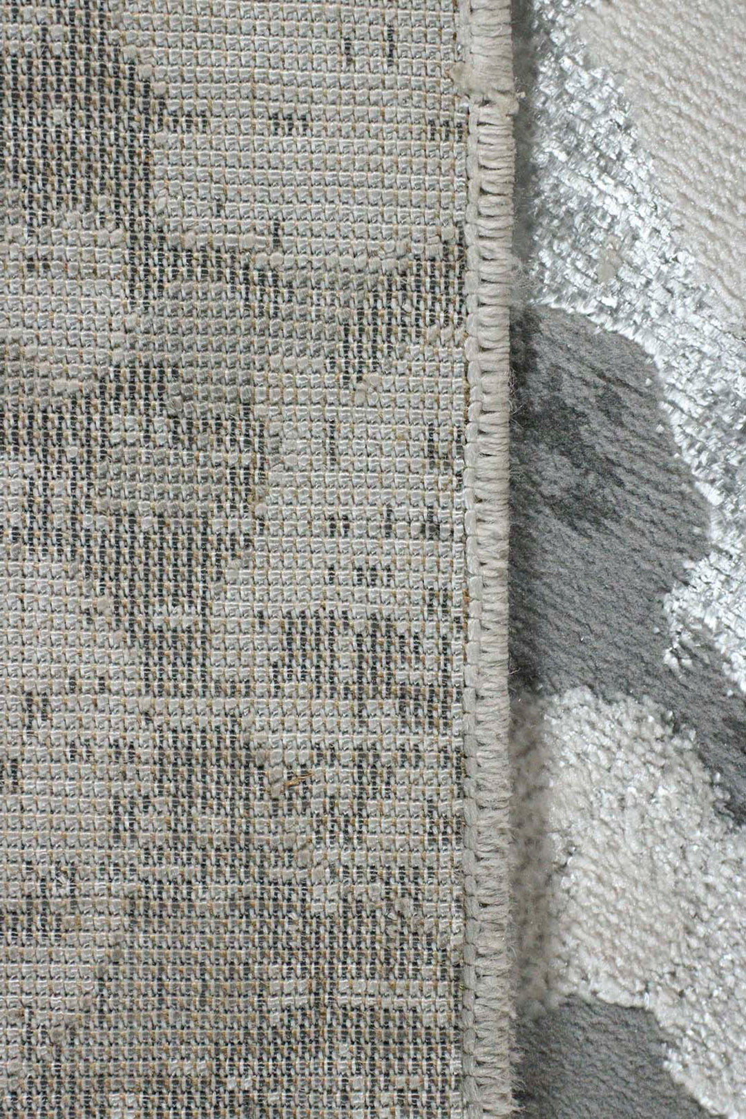 Turkish Modern Festival 1 Rug - 4.9 x 8.0 FT - Gray - Sleek and Minimalist for Chic Interiors