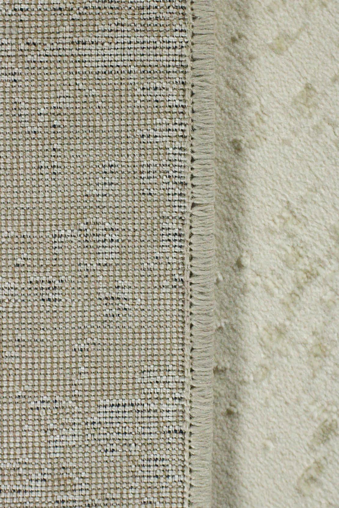 Turkish Anatolia Rug - 6.5 x 9.5 FT - Cream - Sleek and Minimalist for Chic Interiors