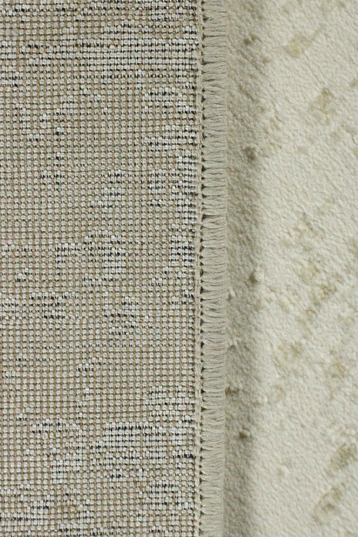 Turkish Anatolia Rug - 6.5 x 9.5 FT - Cream - Sleek and Minimalist for Chic Interiors