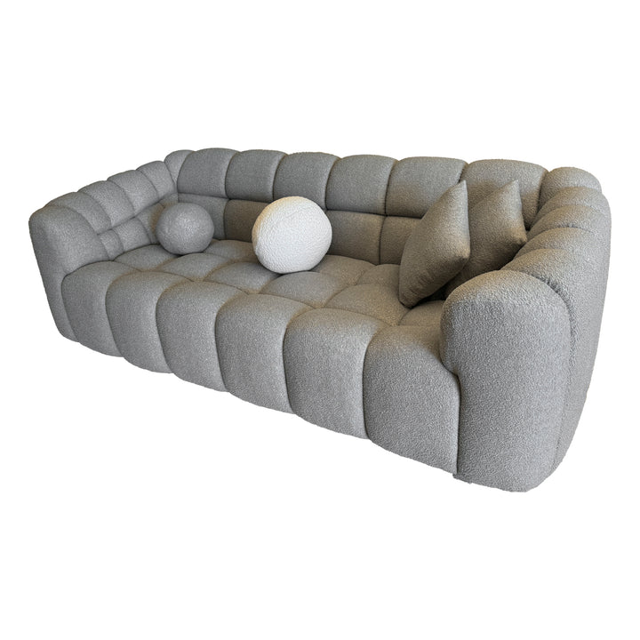 Modern Boucle Bounce Sofa, Comfy Couch for Living Room Home Office