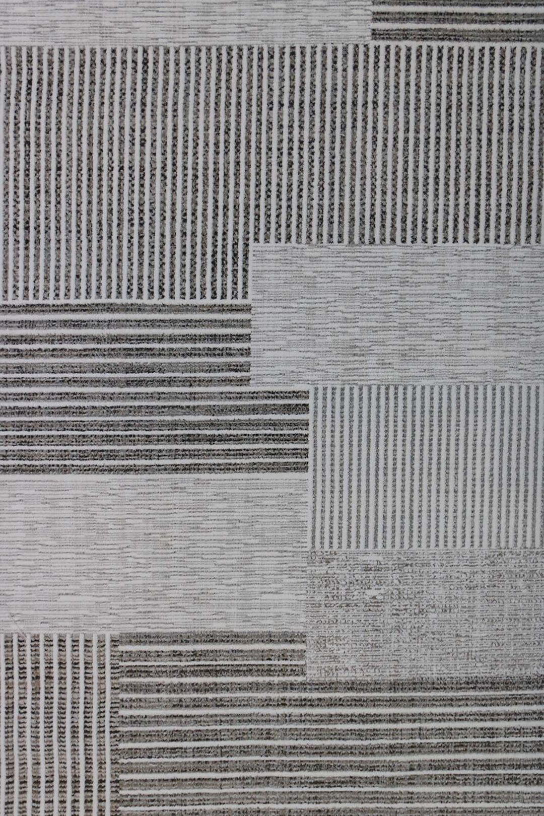 Turkish Modern  Festival Wd Rug  - 5.2 x 7.5 FT - Gray -  Luxurious Woven Masterpiece 50% Off!