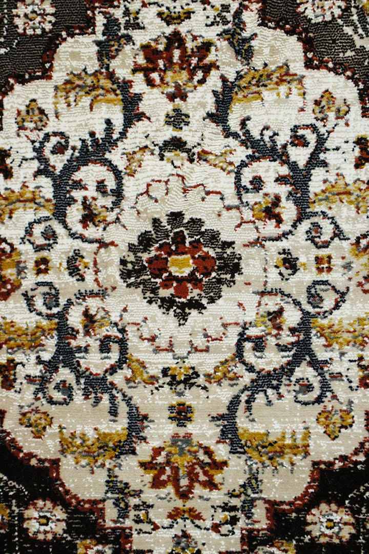 Turkish Allure Rug - 3.9 x 5.9 FT -  Beige - Elegant Woven Design with Premium Quality