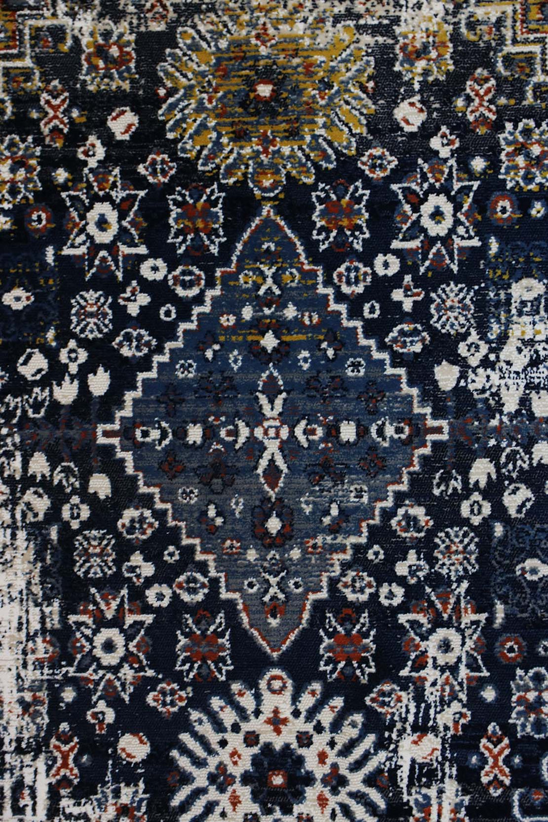 Turkish Allure Rug - 3.9 x 5.9  FT - Blue  Superior Comfort, Modern Style Accent Rugs