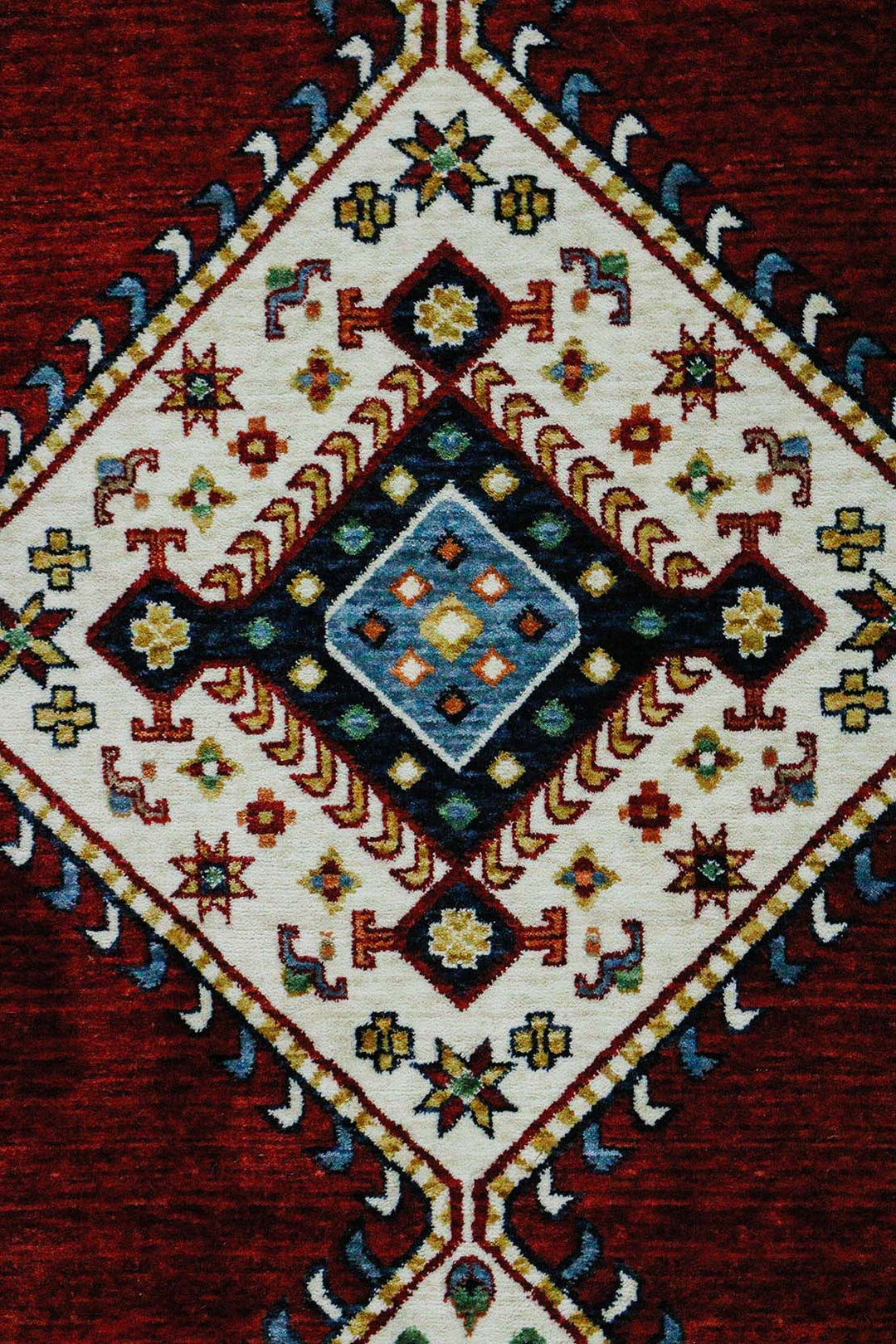 Iranian Rhyton Rugs-Wd Rug - 6.5 x 9.8 FT - Red - Resilient Construction for Long-Lasting Use