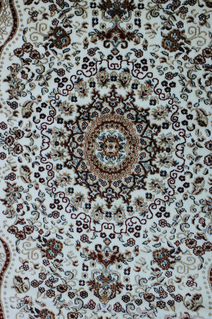 Classical Turkish Topaz Rug - 3.2 x 4.9 FT - Resilient Construction for Long-Lasting Use