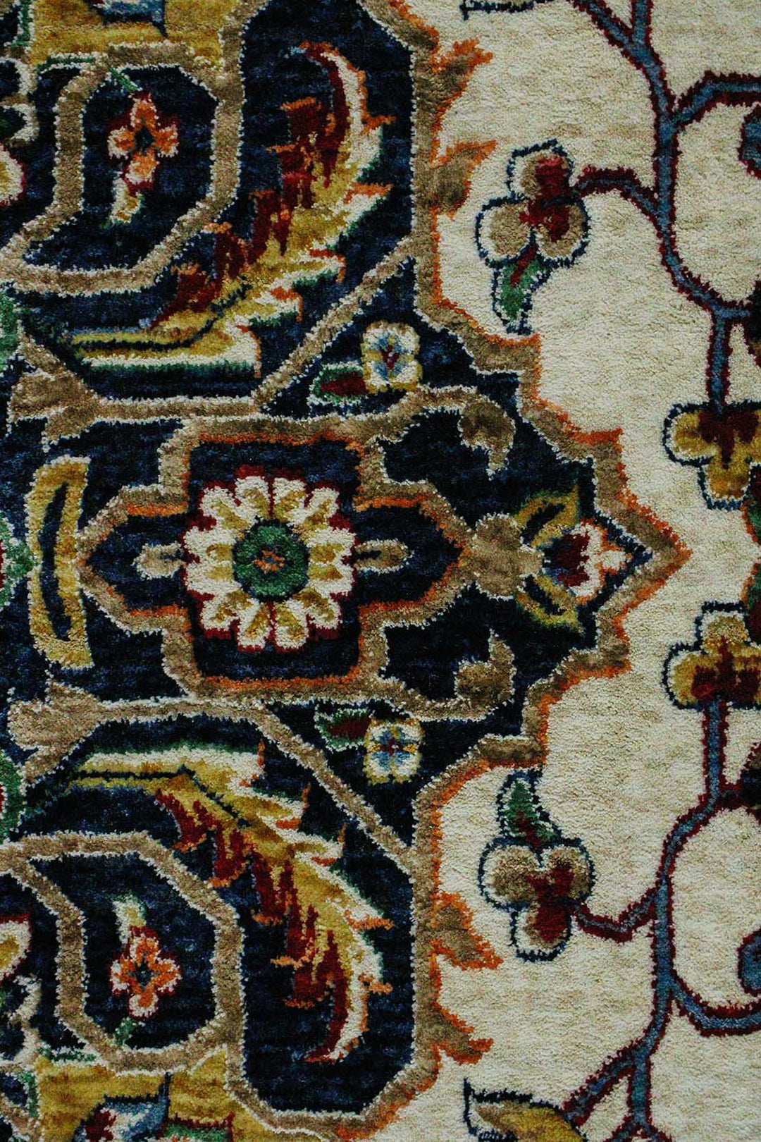 Iranian Rhyton Rugs-Wd Rug - 6.5 x 9.8 FT - Blue - Resilient Construction for Long-Lasting Use