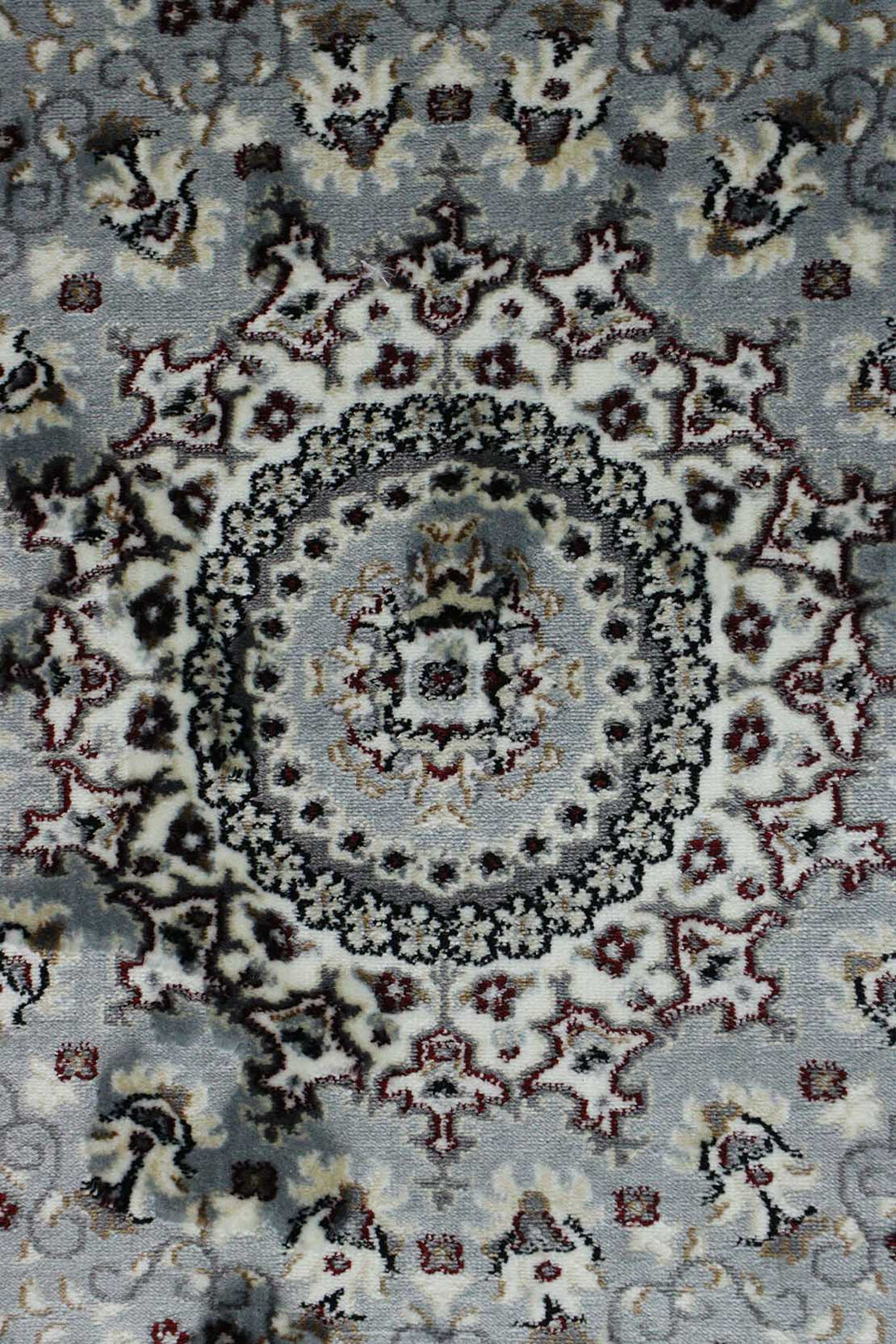 Classical Turkish Topaz Rug - 3.9 x 5.5 FT - L Gray - Resilient Construction for Long-Lasting Use