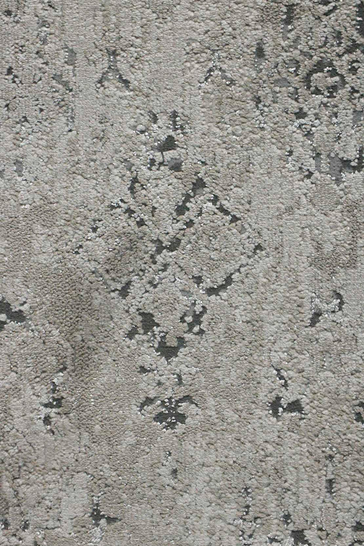 Turkish Modern Festival 1 Rug - 7.8 x 11.8 FT - Gray - Sleek and Minimalist for Chic Interiors