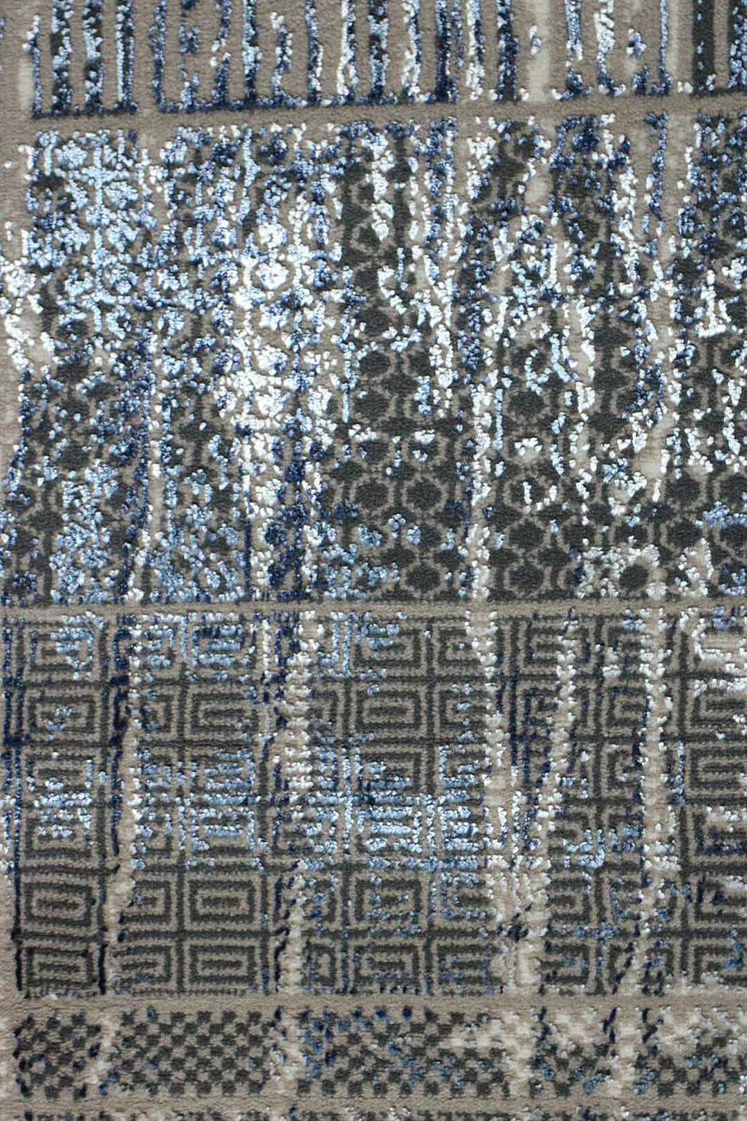 Turkish Matrix Rug - 6.5 x 9.5 FT - Contemporary Abstract Elegance with Premium Quality