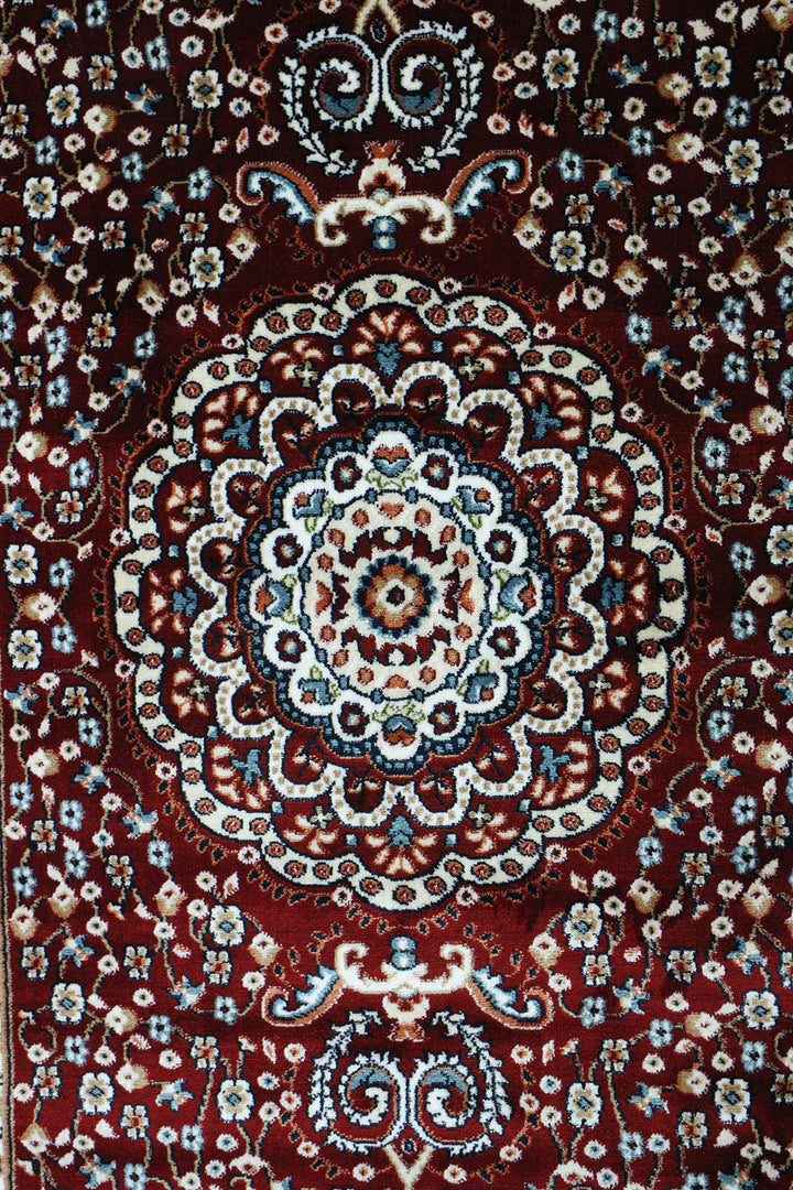 Classical Turkish Topaz Rug - 3.2 x 4.9 FT - Resilient Construction for Long-Lasting Use