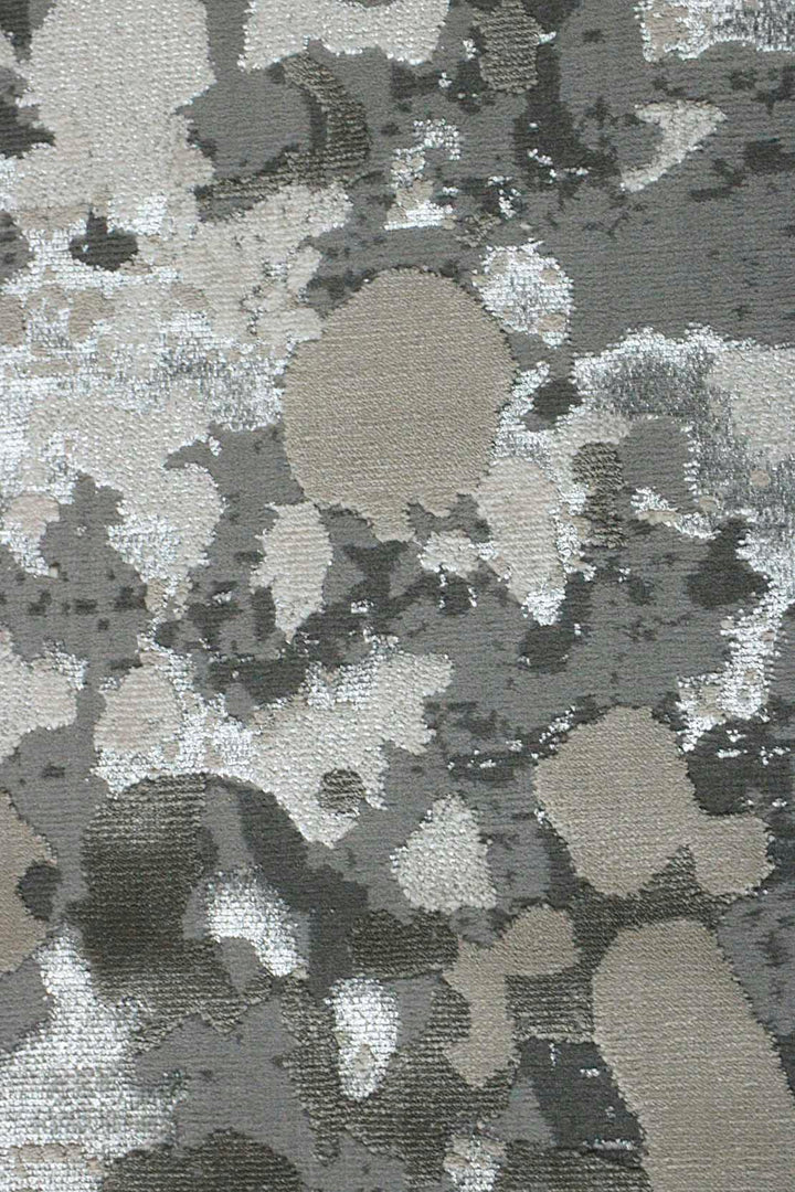 Turkish Modern Festival 1 Rug - 4.9 x 8.0 FT - Gray - Sleek and Minimalist for Chic Interiors