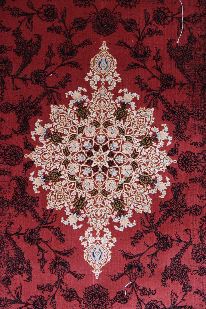 Iranian Oriental Collection Rug - 3.2 x 13.1 FT -  Red - Resilient Construction for Long-Lasting Use