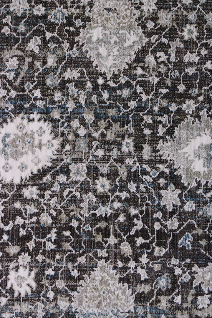 Turkish Modern  Festival 1 Rug - 3.0 x 7.2 FT - Gray - Superior Comfort, Modern Style Accent Rugs