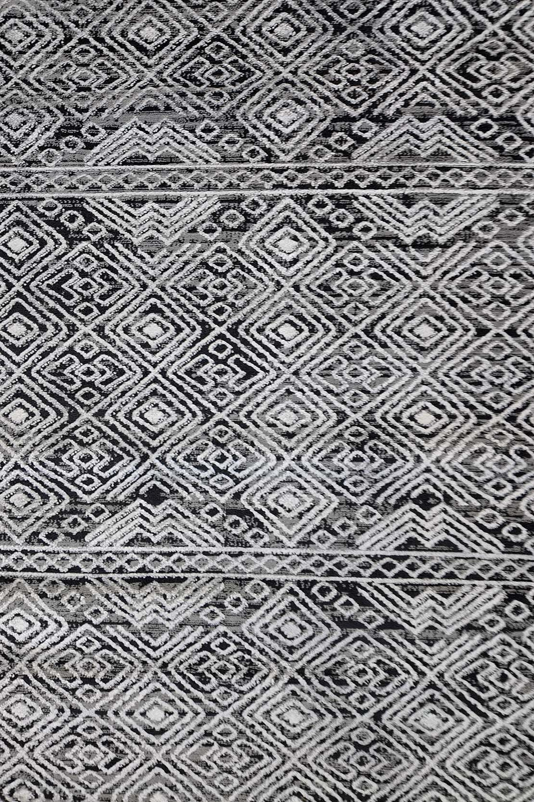 Turkish Modern Festival-1 Rug - 5.2 x 7.5  FT - Gray  Superior Comfort, Modern Style Accent Rugs