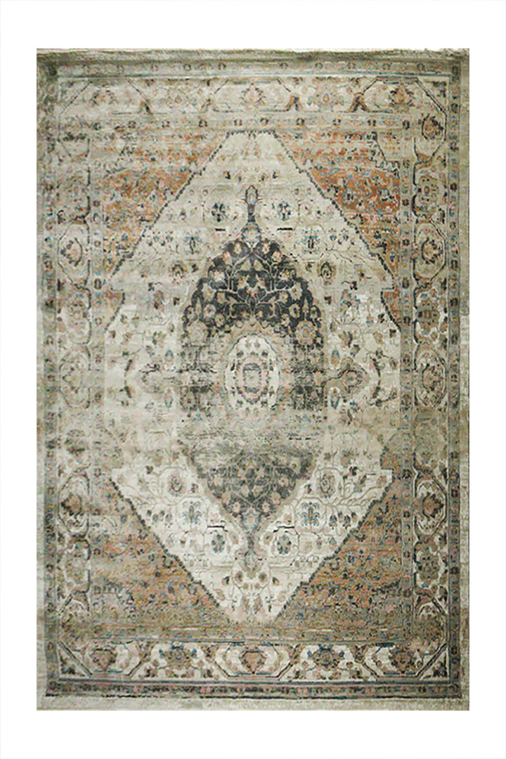 Turkish Modern Festival Plus Rug - 9.1 x 12.7 FT - Gray - Sleek and Minimalist for Chic Interiors