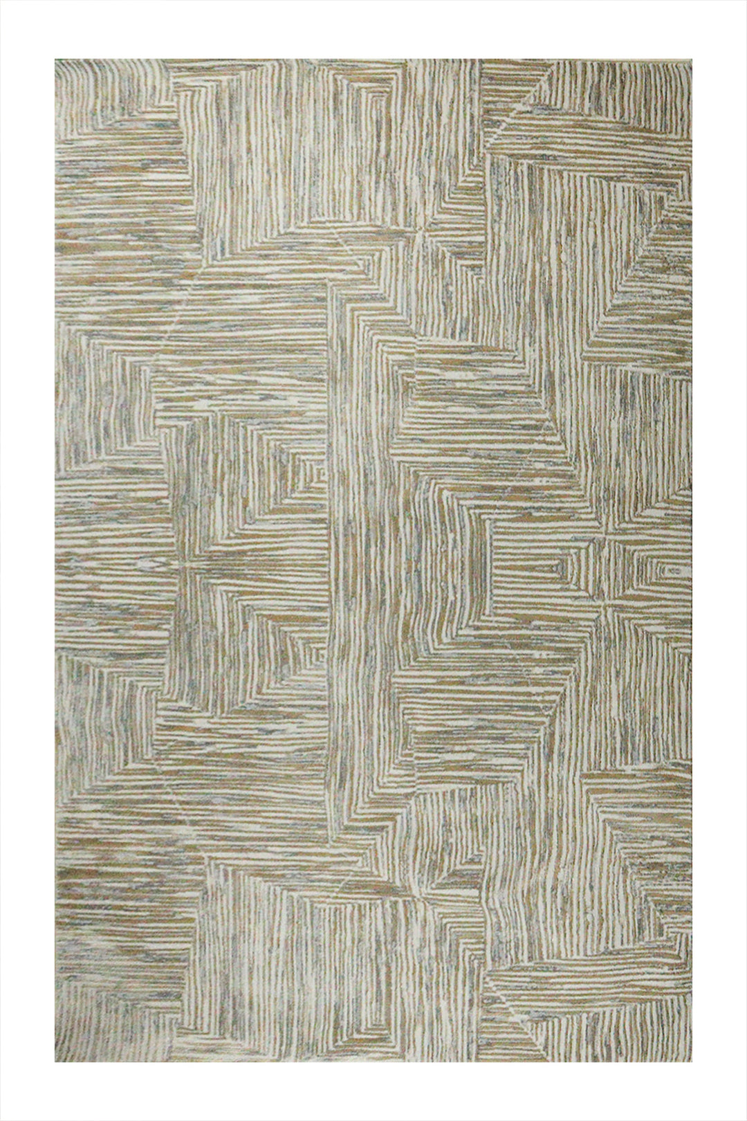 Turkish Modern Festival 1 Rug - 5.0 x 7.5 FT - Gray - Sleek and Minimalist for Chic Interiors