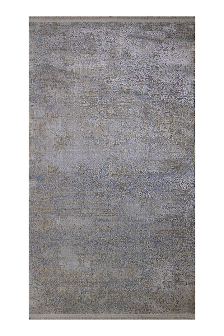 Turkish Modern  Festival Viscos Rug - 2.6 x 3.9 FT - Gray - Superior Comfort, Modern Style Accent Rugs