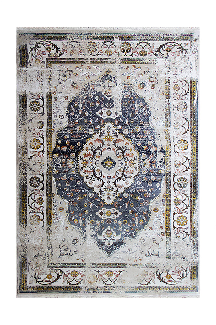 Turkish Allure Rug - 4.9 x 7.8 FT -  Beige - Elegant Woven Design with Premium Quality