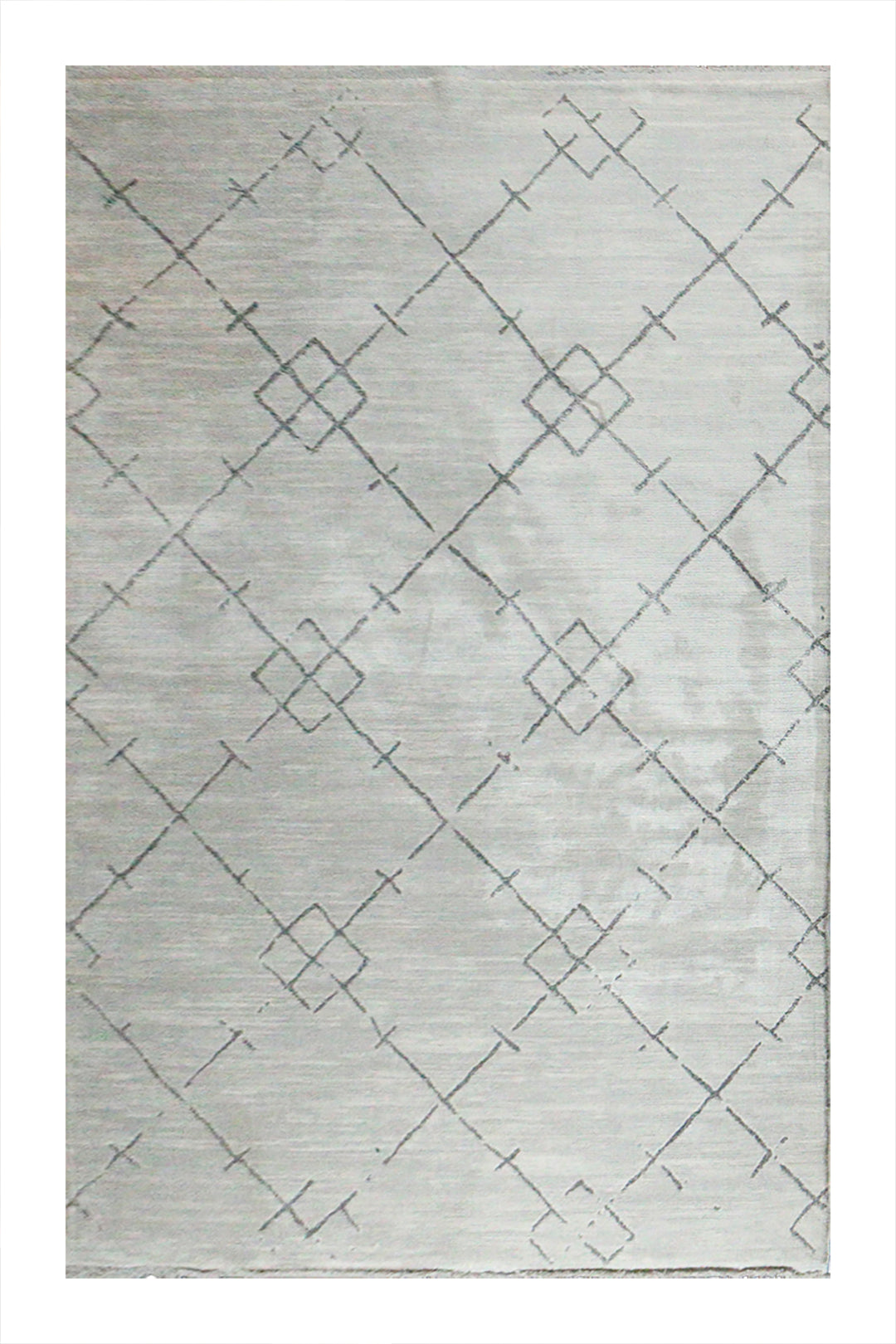 Turkish Modern  Festival WD Rug - White - 5.2 x 7.5 FT - Superior Comfort, Modern Style Accent Rug