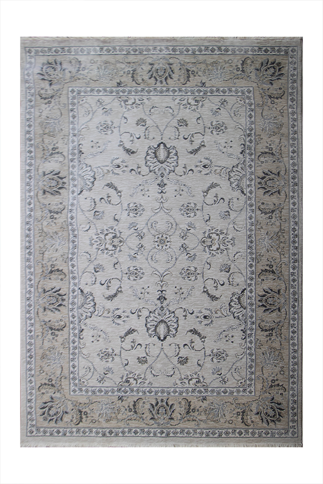 Turkish Allure Rug - 4.9 x 7.8 FT -  Cream - Elegant Woven Design with Premium Quality