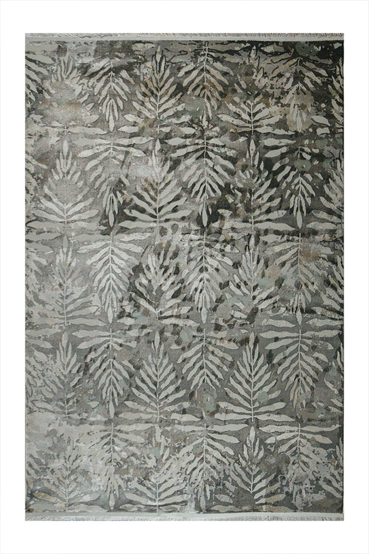 Turkish Modern Festival 1 - 5.2 x 7.5 FT - Gray - Sleek and Minimalist for Chic Interiors