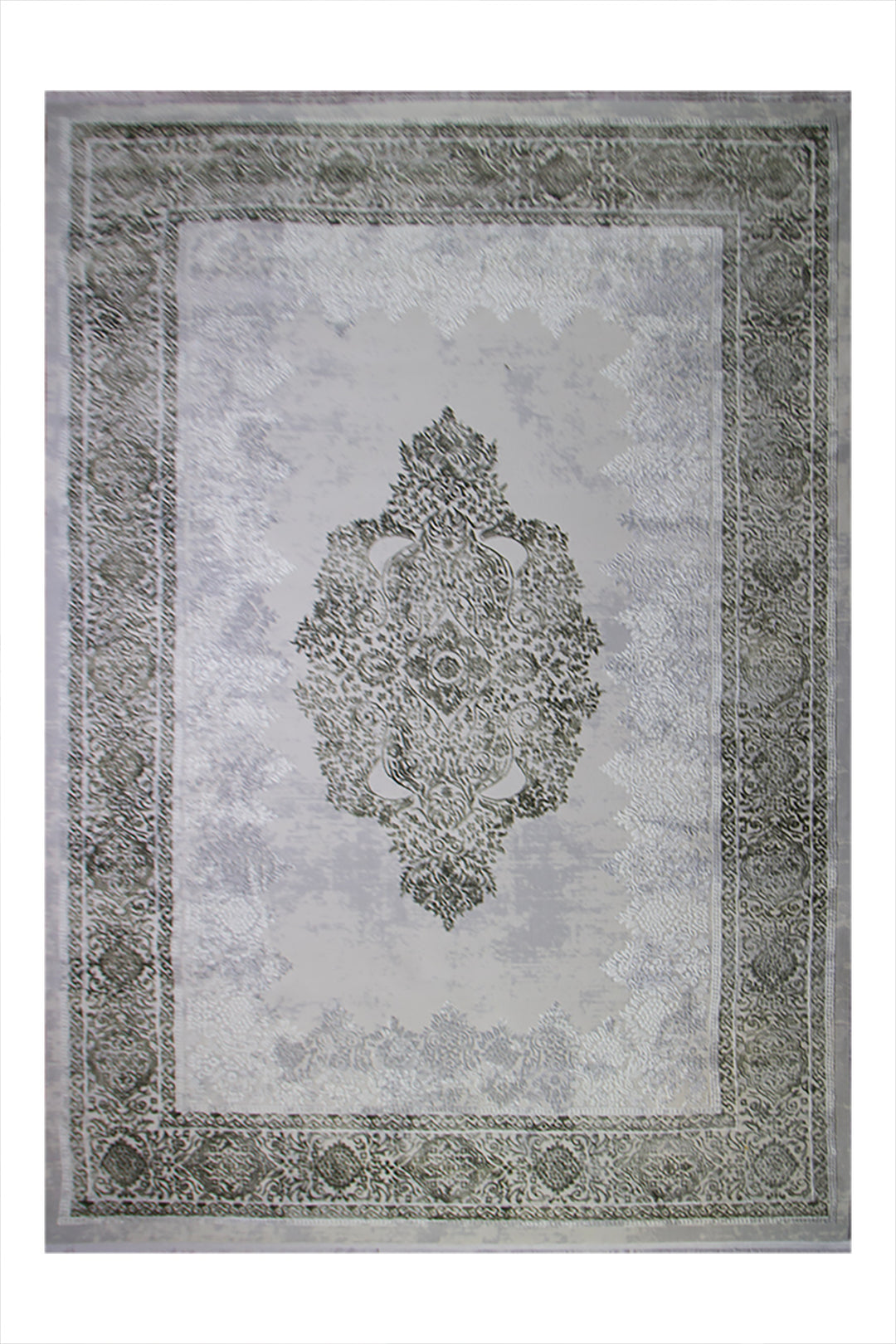 Turkish Modern  Festival 1 Rug - 6.5 x 9.5 FT - Gray - Superior Comfort, Modern Style Accent Rugs