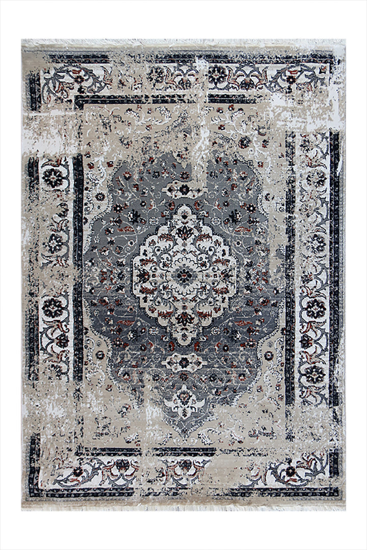 Turkish Allure Rug - 3.9 x 5.9  FT - Beige  Superior Comfort, Modern Style Accent Rugs