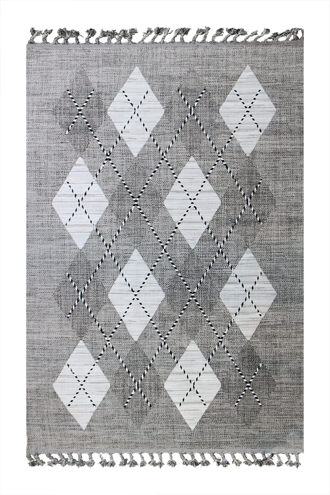 Turkish Modern  Festival Wd Rug  - 5.2 x 7.5 FT - Beige -  Luxurious Woven Masterpiece 50% Off!