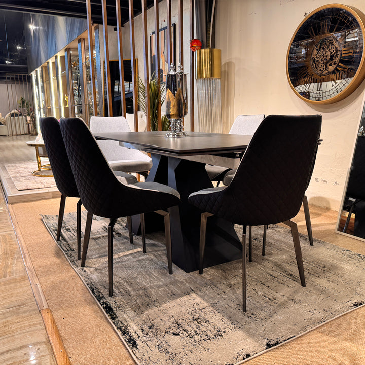 Onyx Dining Table 2853 (Dining Table + 6 chairs)