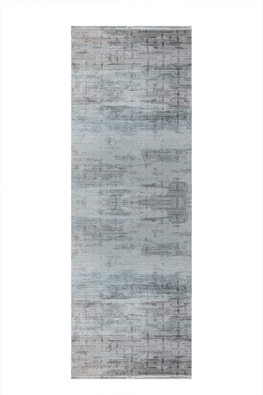 Irani Farsh E Firozeh-P Rug - 3.2 x 13.1  FT - Gray Superior Comfort, Modern Style Accent Rugs