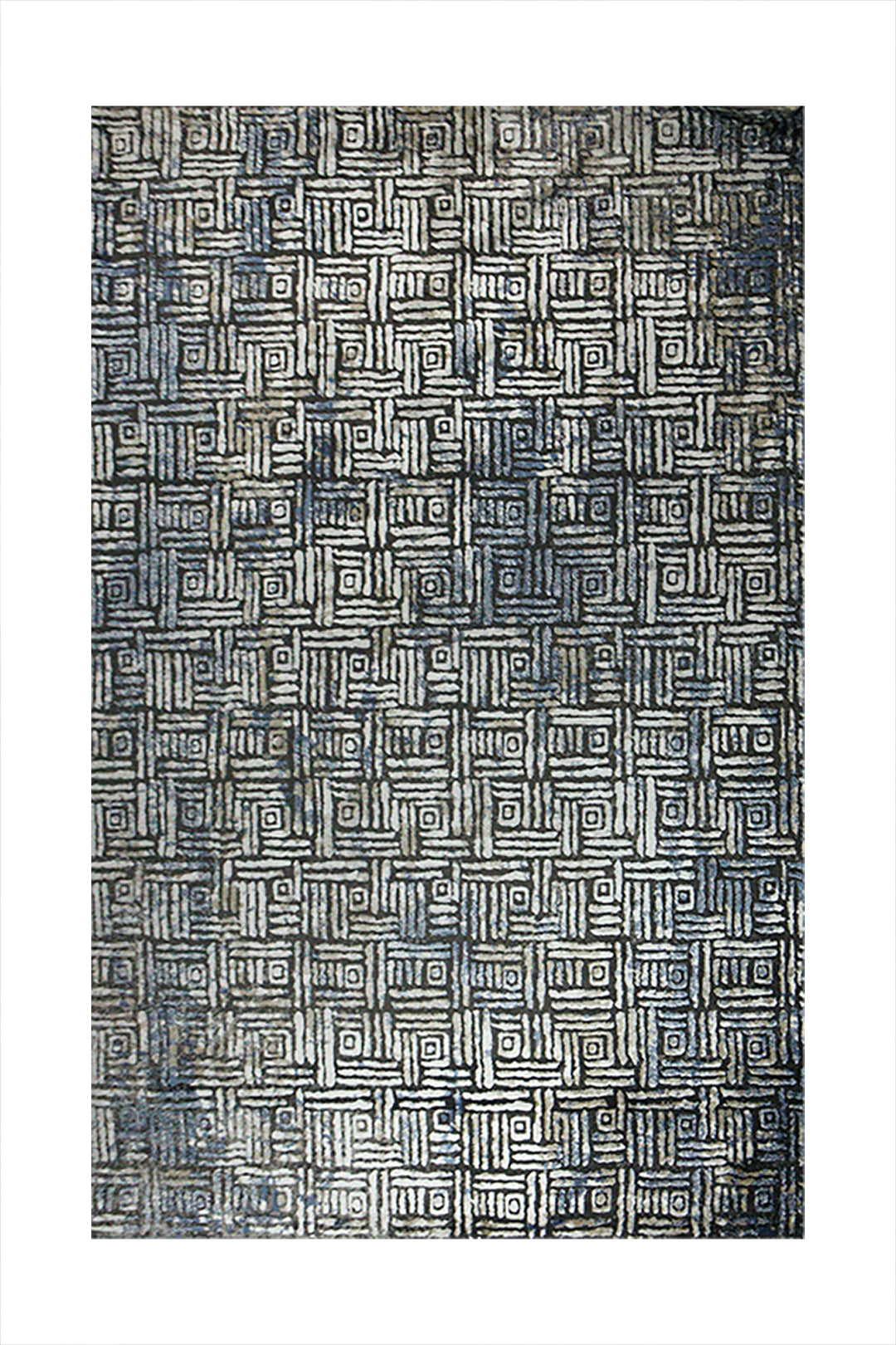 Turkish Modern Festival 1 - 5.2 x 7.5 FT - Gray - Sleek and Minimalist for Chic Interiors