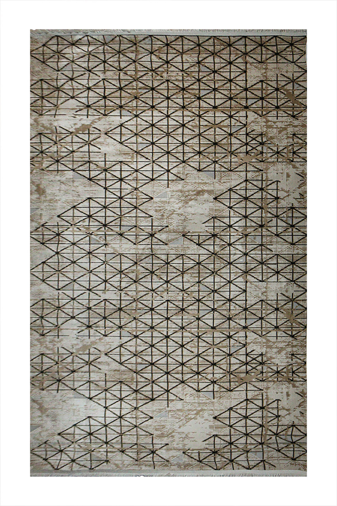 Turkish Modern Festival 1 - 5.9 x 9.8 FT - White - Sleek and Minimalist for Chic Interiors