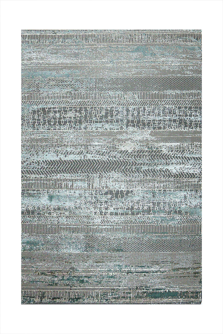 Turkish Matrix Rug - 4.9 x 7.3 FT - Contemporary Abstract Elegance with Premium Quality