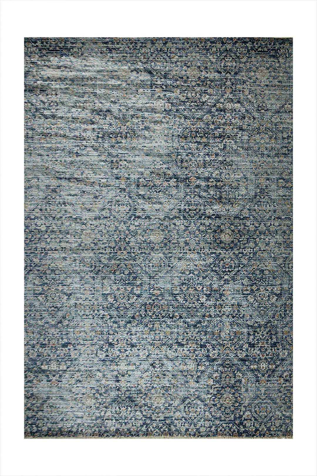 Turkish Modern Festival Plus - 5.2 x 7.6 FT - Navy - Sleek and Minimalist for Chic Interiors