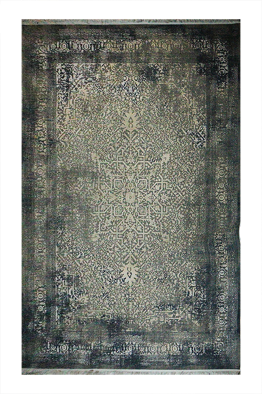 Iranian Oriental Collection Rug - 8.2 x 11.5 FT - Black - Resilient Construction for Long-Lasting Use