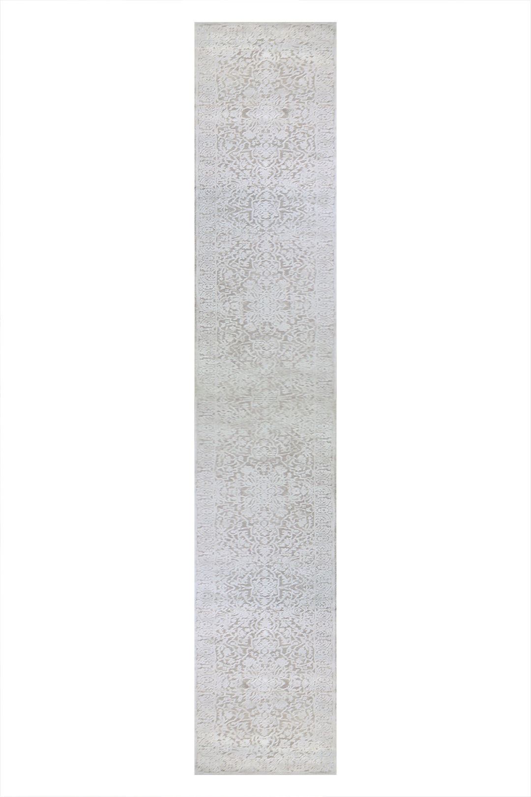 Turkish Modern  Festival Wd Rug  - 2.2 x 20 FT - Beige -  Luxurious Woven Masterpiece 50% Off!