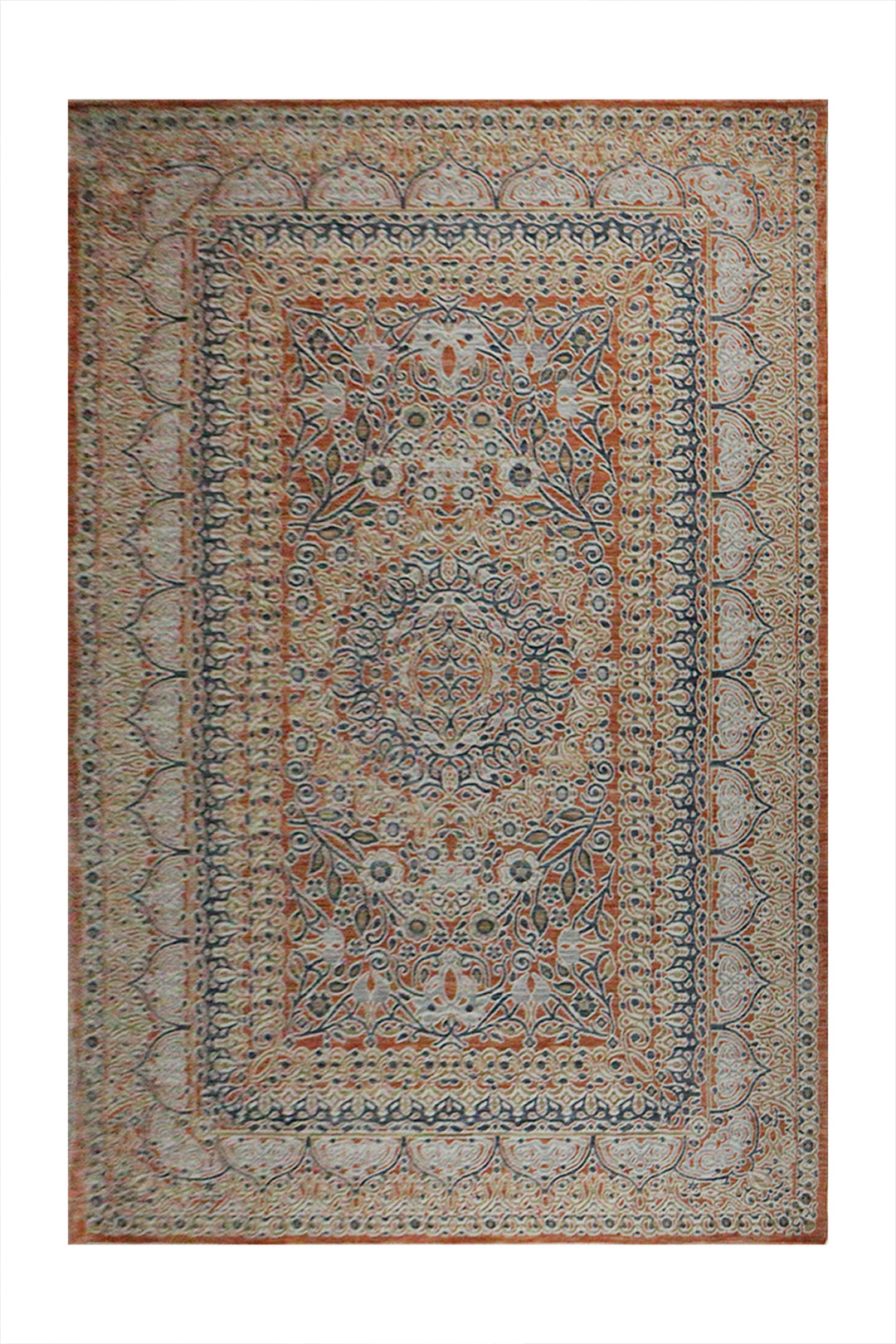 Turkish Modern Festival 1 Rug - 7.5 x 9.5 FT - Off white - Sleek and Minimalist for Chic Interiors