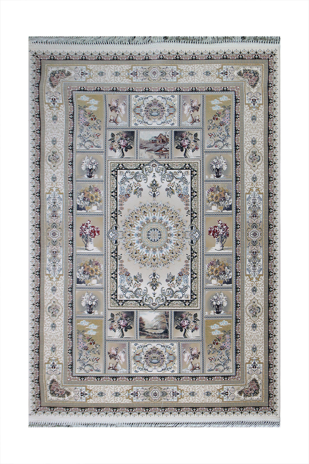 Iranian Premium Quality Authentic Persian 1200 Rug - 4.9 x 7.3 FT  - Superior Comfort, Modern Style Accent Rugs