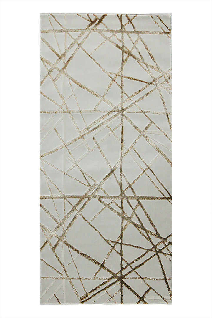 Turkish Modern Festival 1 Rug - 2.4 x 4.9 FT - Brick - Sleek and Minimalist for Chic Interiors