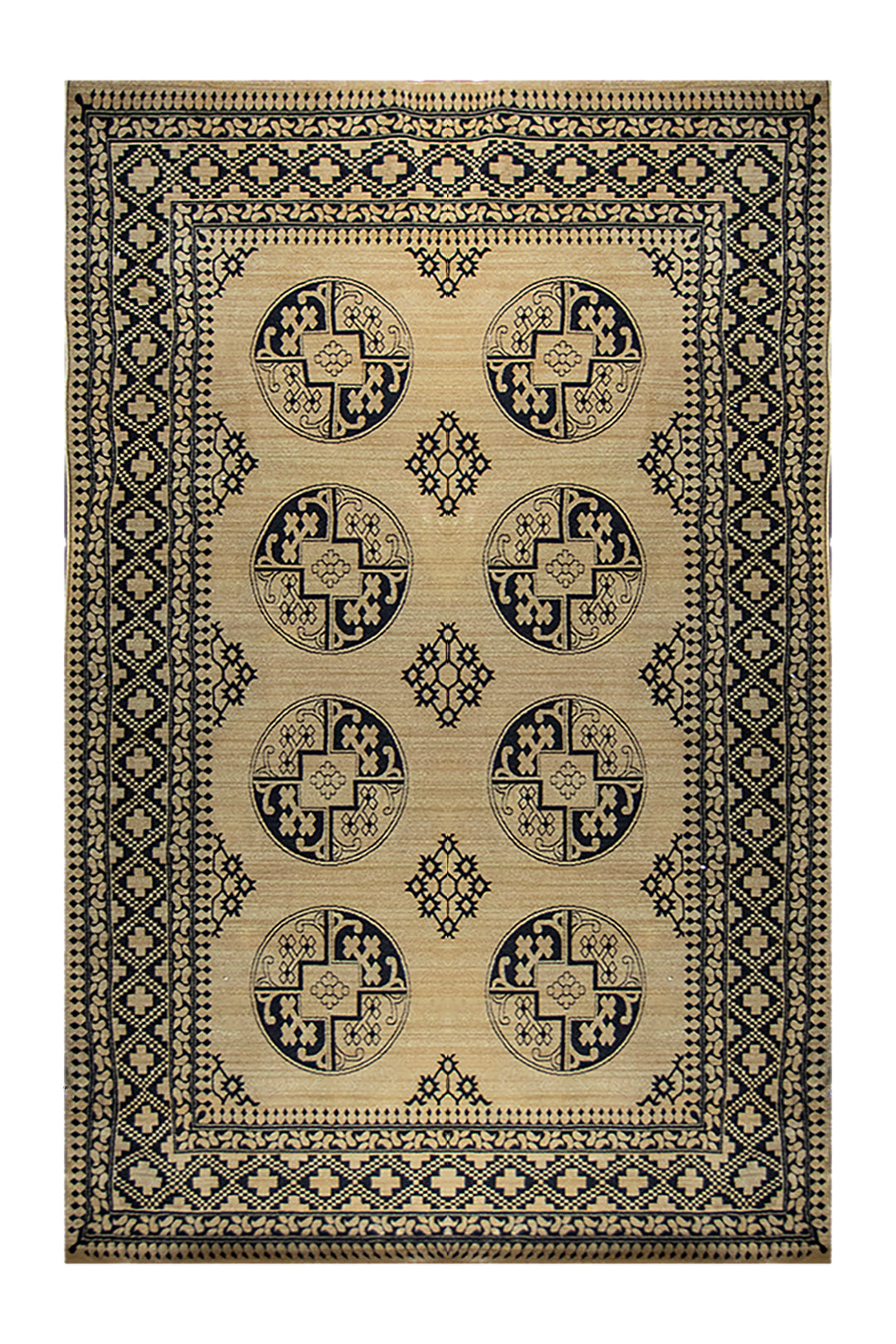 Turkish Modern  Festival WD Rug - Yellow - 7.8 x 9.5 FT - Superior Comfort, Modern Style Accent Rug