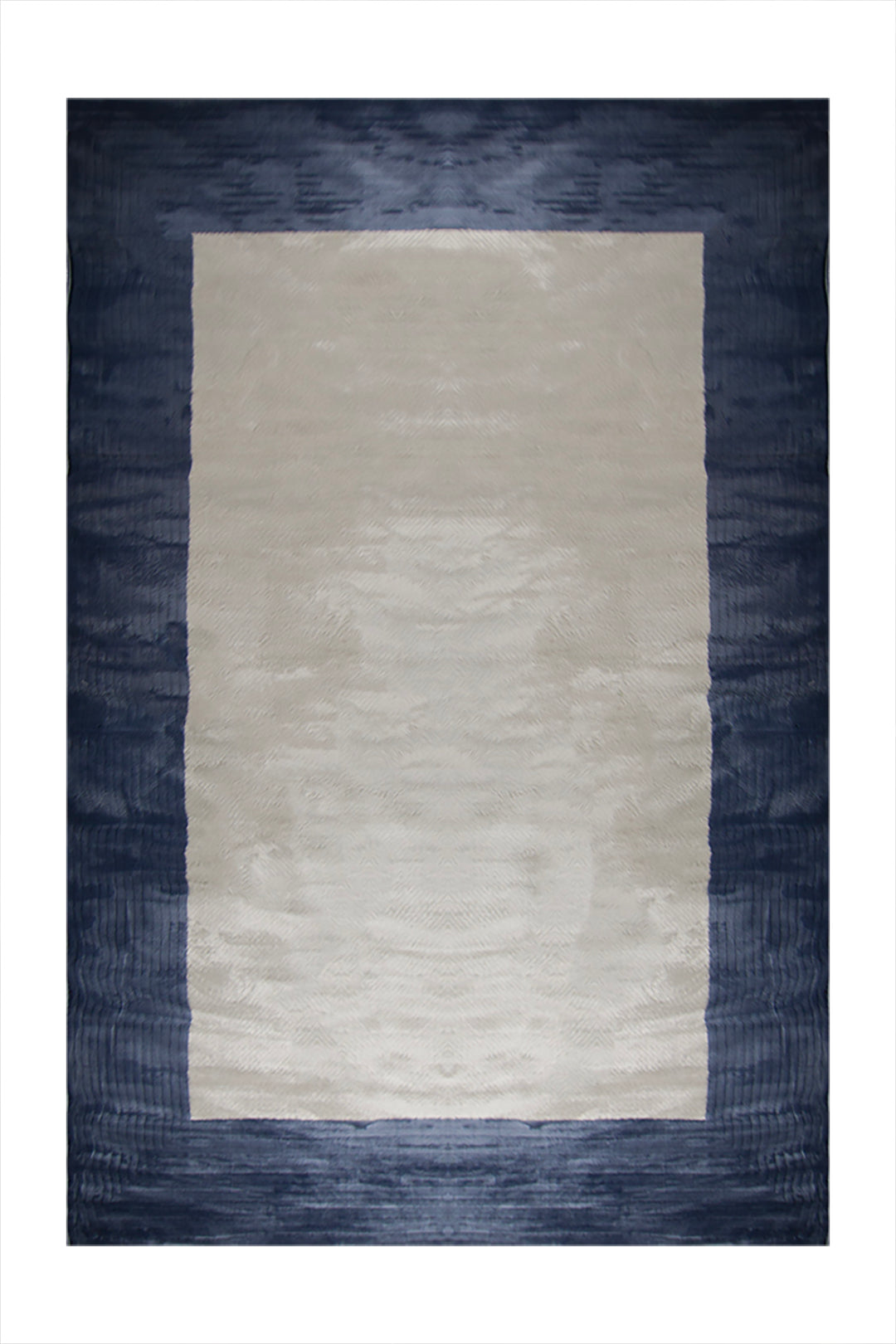 Turkish Modern  Festival WD Rug - White and Blue - 5.4 x 9.5 FT - Superior Comfort, Modern Style Accent Rug