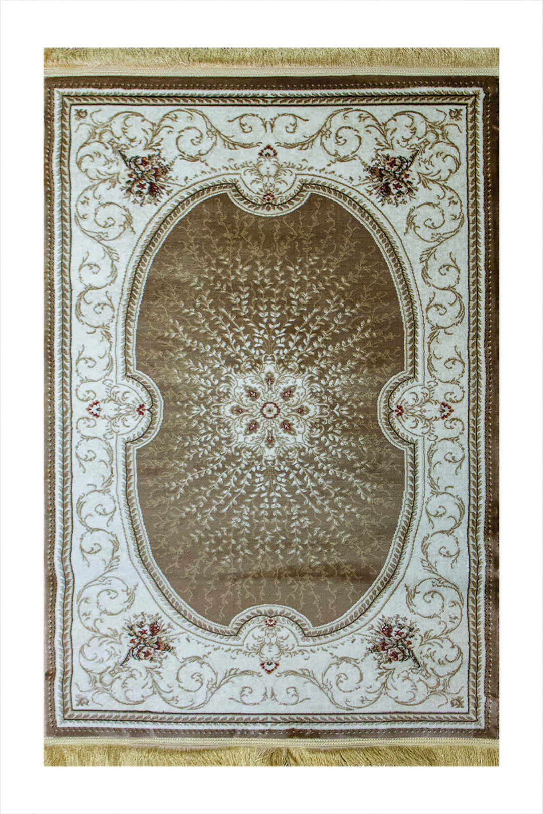 Classical Turkish Topaz Rug - 3.2 x 4.9 FT - Resilient Construction for Long-Lasting Use