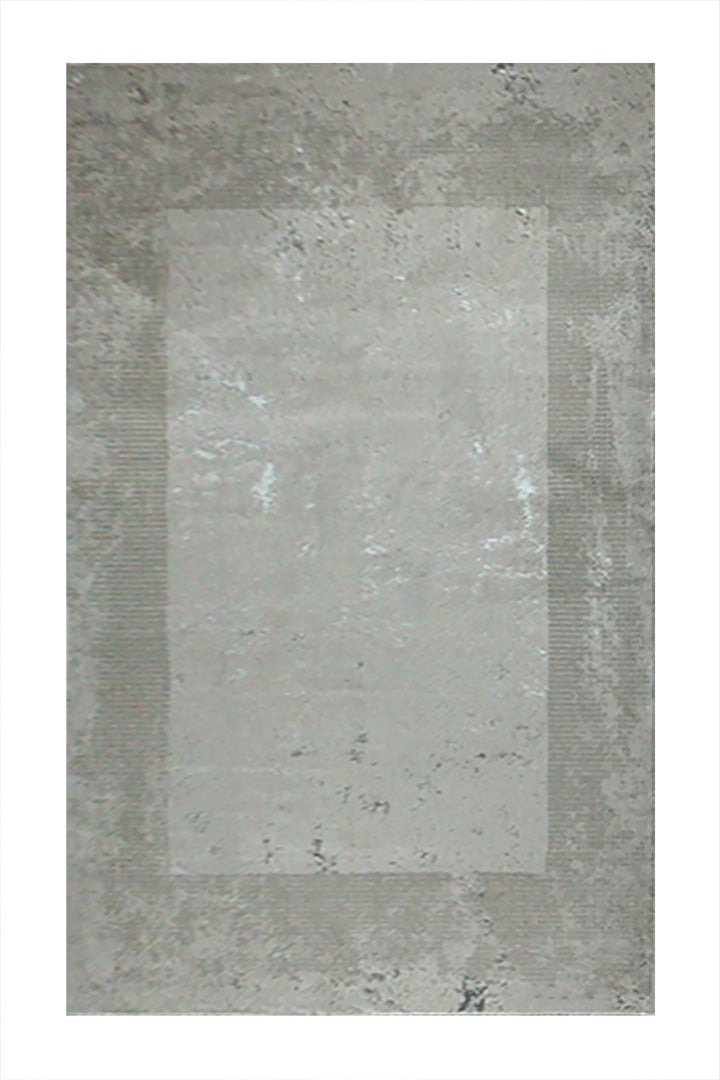 Turkish Modern Festival 1 Rug - 6.5 x 9.5 FT - Gray - Sleek and Minimalist for Chic Interiors