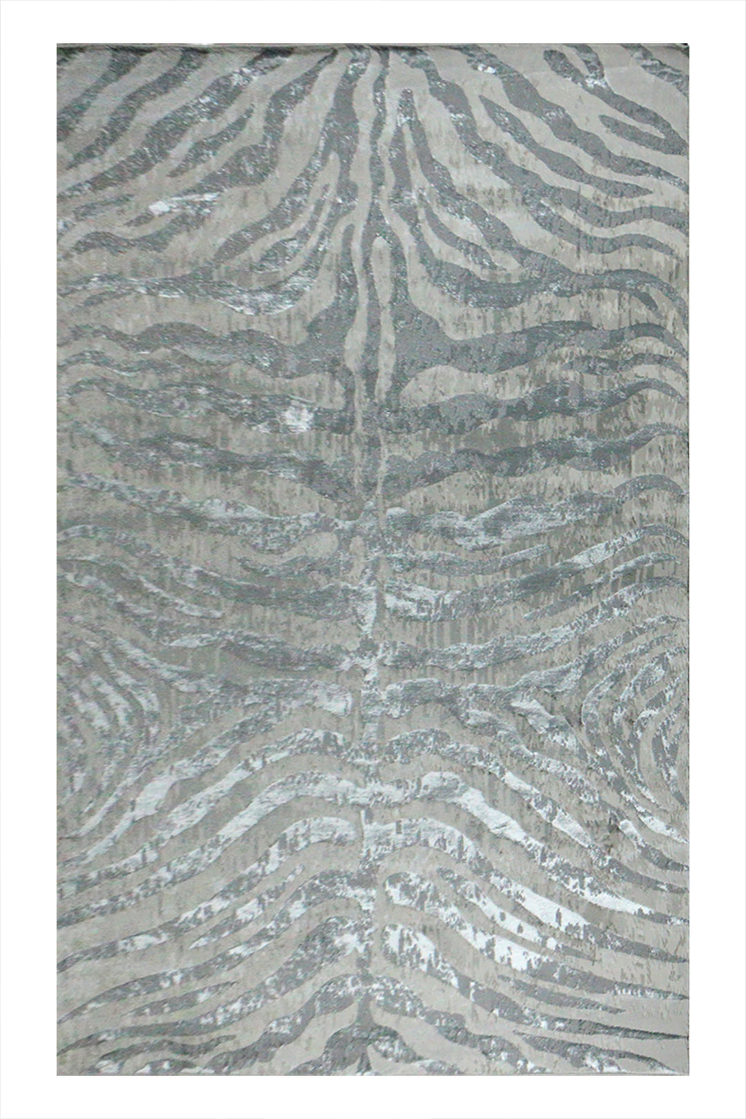 Turkish Modern Festival 1 Rug - 6.5 x 9.5 FT - Gray - Sleek and Minimalist for Chic Interiors