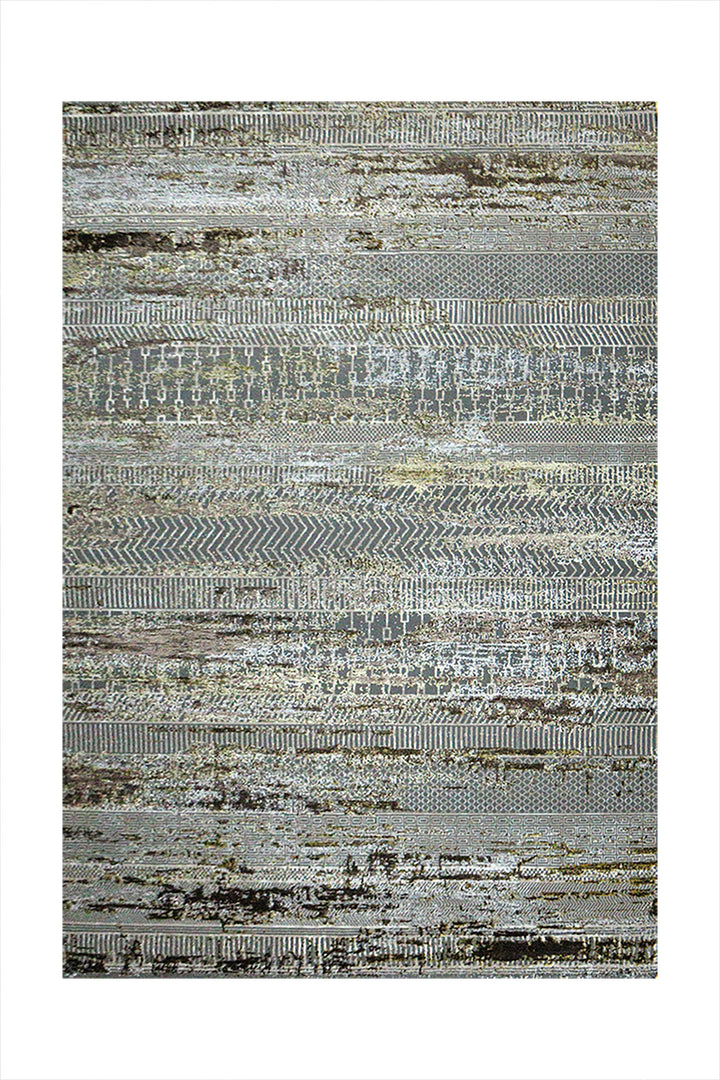 Turkish Matrix Rug - 4.9 x 7.3 FT - Contemporary Abstract Elegance with Premium Quality