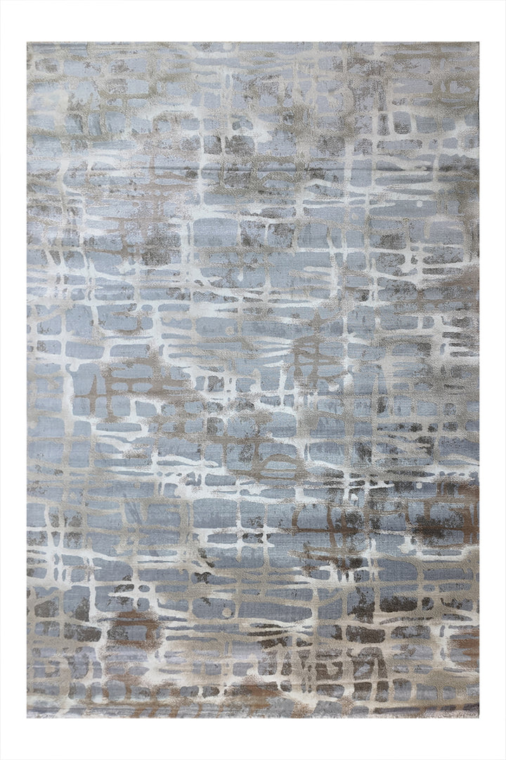 Turkish Modern Festival-1 Rug - 5.2 x 7.5  FT - Gray  Superior Comfort, Modern Style Accent Rugs