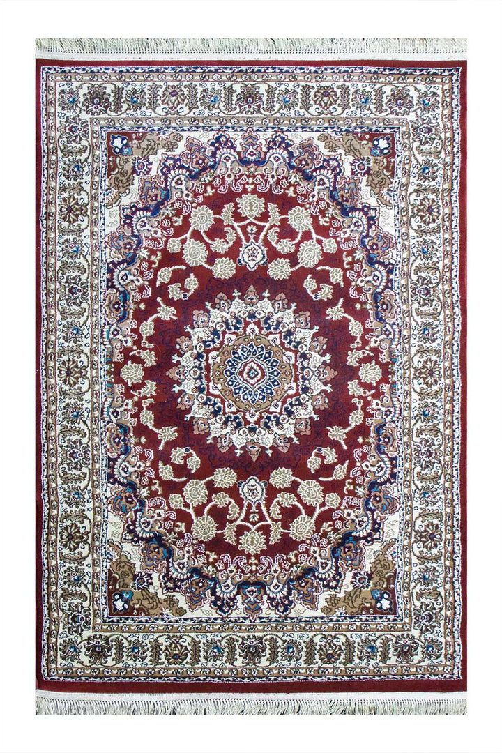 Iranian Premium Vk Farsh-E-Iran Rug - 4.1 x 5.5 FT - Resilient Construction for Long-Lasting Use