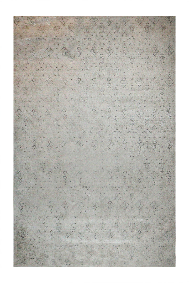 Turkish Modern Festival 1 Rug - 7.8 x 11.8 FT - Gray - Sleek and Minimalist for Chic Interiors